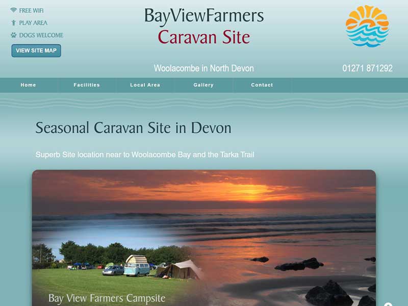 Caravan Site Website